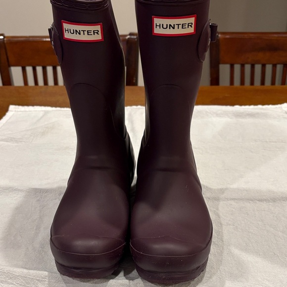 Hunter Shoes - Hunter Women's Winter & Rain Boots - Dark Purple